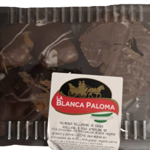 PALMERAS BLANCAS RELLENAS DE CACAO CON AVELLANAS LA BLANCA PALOMA 280G