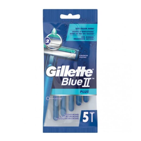 MAQUINILLA DE AFEITAR DESECHABLE BLUE 2 PLUS GILLETTE 5U