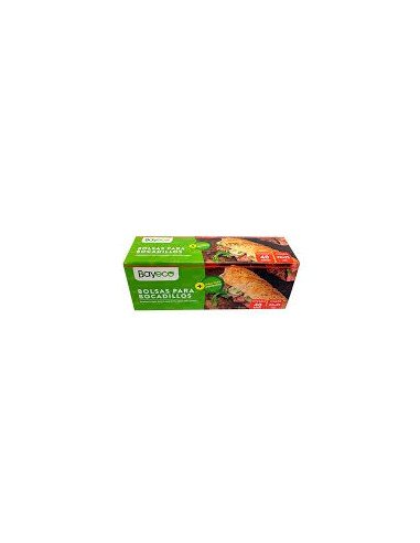 BOLSA DE BOCADILLOS CIERRE GRIP SABE 40U